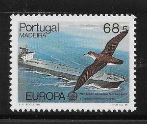 Portugal Madeira 1986 Europa Birds Great Shear water Ship Sc 110 MNH A3688