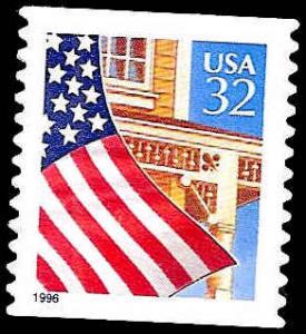 # 3133 USED FLAG OVER PORCH