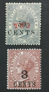 MOMEN: HONDURAS SG #35,38 MINT OG H LOT #193452-2181