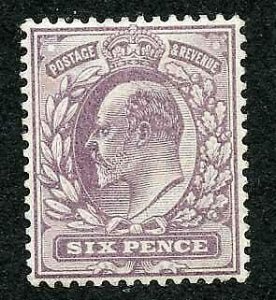 SG245 6d Pale dull purple very lightly m/mint