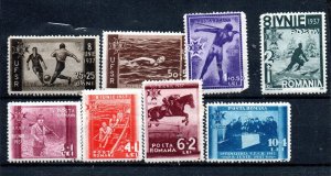 Romania B69-B76 Set Mint never hinged