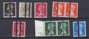 GB QEII Post Office Training Stamp Collection Of 9 BP9569