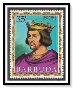 Barbuda #52 Edward II MNH