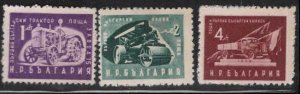 BULGARIA Scott 742-744 Mint No Gum 23x18.5 mm stamps similar centering