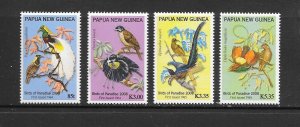 BIRDS - PAPUA NEW GUINEA #1327-30 MNH