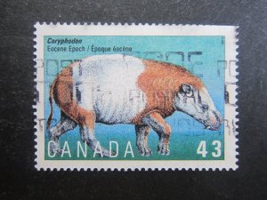 Canada #1529 Prehistoric Life In Canada Nice stamps  {ca760}