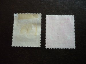 Stamps - Malaya Malacca - Scott# 3, 9 - Mint Hinged & Used Part Set of 3 Stamps