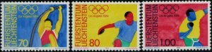 ZAYIX Liechtenstein 784-786 MNH Sports - Summer Olympics - Pole Vault - Discus 