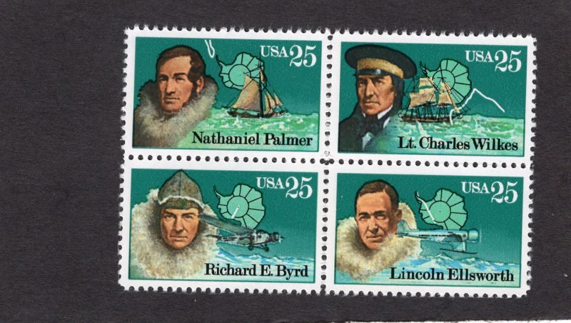 2386-2389 Antarctic Explorers, MNH blk/4