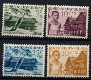 Netherlands New Guinea Sc #B7-B10 MNH