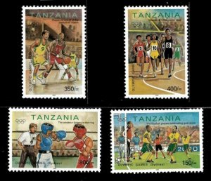 Tanzania 2000 - Sydney Summer Olympics - Set of 4 Stamps - Scott 2092-95 - MNH