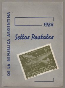 ARGENTINA 1984 SPECIALIZED CATALOGUE SELLOS POSTALES DE LA REPUBLICA ARGENTINA  