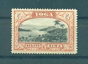 Tonga sc# 52 (2)mh cat value $26.00