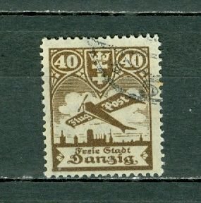 DANZIG 1924 AIR #C28  USED...$1.75