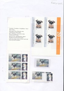 FAROES Georgia GB kampuchea Laos DOGS MNH used (Apx 90+ items) KRA028