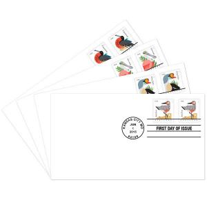 US 4991-4994 Coastal Birds (set of 4 from sheet of 20) CDS FDC 2015