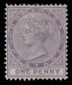 DOMINICA QV SG5, 1d lilac, M MINT. Cat £24.