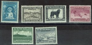 NEWFOUNDLAND 1932 PICTORIAL 6C - 25C