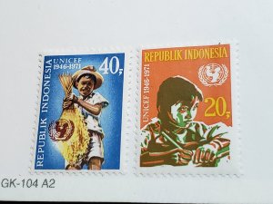 Indonesia Scott # 808-09 Mint Never Hinged