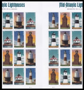 US 5625c Mid-Atlantic Lighthouses imperf NDC vert gutter block 24 MNH 2021