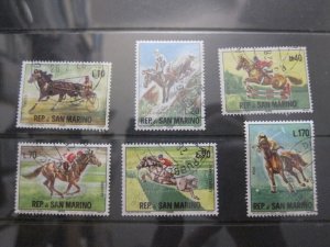 San Marino 1966 Sc 627-32 set fU