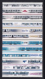 Canada 2031a Trains MNH VF