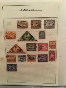 Ecuador Air Travel   stamp page R24450