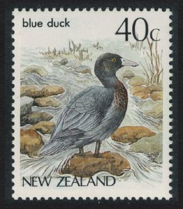 New Zealand Mountain 'Blue' Duck Bird 1987 MNH SG#1289