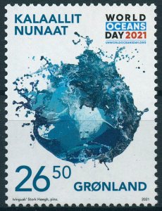 Greenland 2021 MNH Environment Stamps World Oceans Ocean Day Water 1v Set