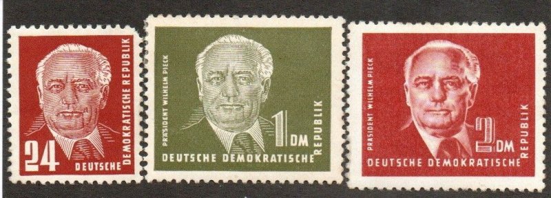 German Democratic Republic 115-117 Mint hinged
