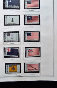 US MYSTIC HERITAGE STAMP ALBUM 1935-91 + 140 MNH STAMPS AND BONUS PACKET