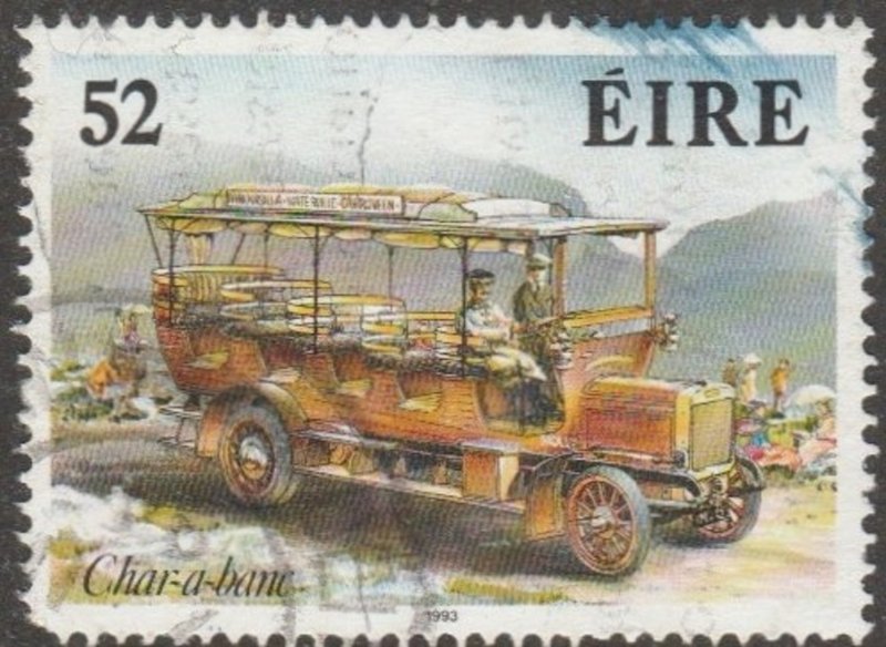 Ireland stamp, Scott# 908, used, automobile,transportation, #m040