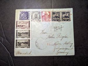 1940 Censored Romania Cover to Vienna Austria