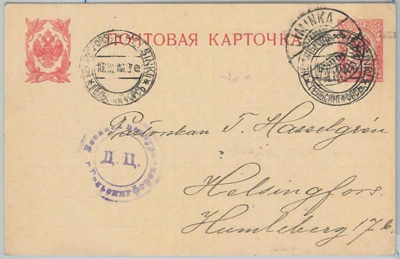 66709 - FINLAND - Postal History - POSTAL STATIONERY CARD  from LIMINKA - CENSOR