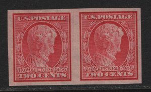 368 Pair XF OG mint never hinged nice color cv $ 60 ! see pic !