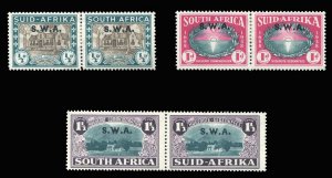 South West Africa #B9-11 Cat$69, 1939 250th Anniversary of the Landing of the...