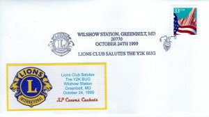 LIONS CLUB SALUTES THE Y2K BUG,  GREENBELT, MD  1999  L18