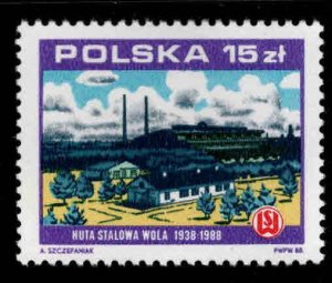 Poland Scott 2867 MNH**  National  Ironworks Industry stamp