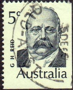 Australia 453 - Used - 5c Sir George H. Reid (1969) ($0.35)