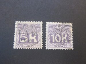 Austria 1911 Sc J45-6 set FU