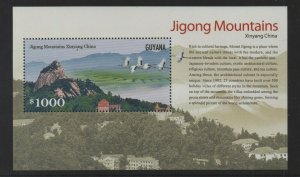 Thematic stamps Birds - Guyana 2013 Jijong Mountain M/S - mint