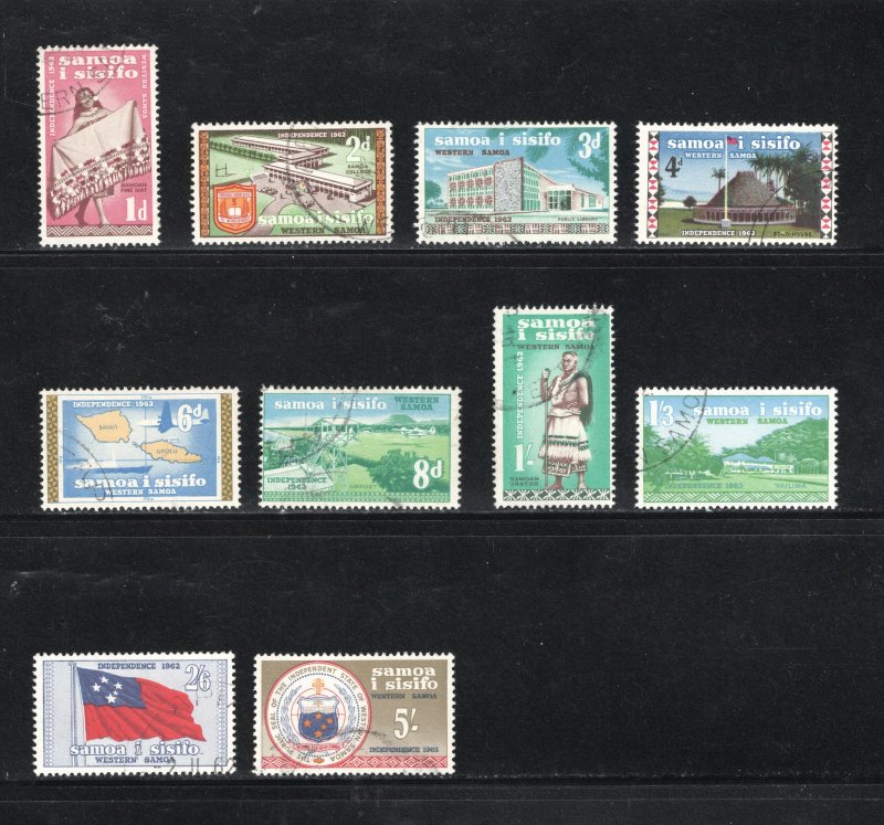 Samoa, Scott #223-232   VF, Used, Independent State, CV $10.20 ..... 5480066