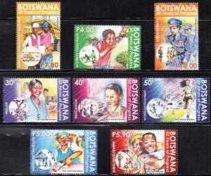 Botswana - 2016 50 Years of Progress Set MNH**