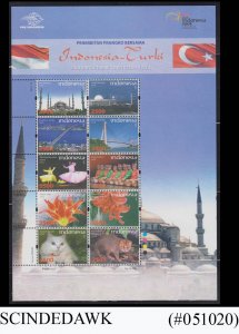 INDONESIA - 2008 JOINT ISSUE WITH TURKEY MIN/SHT MNH