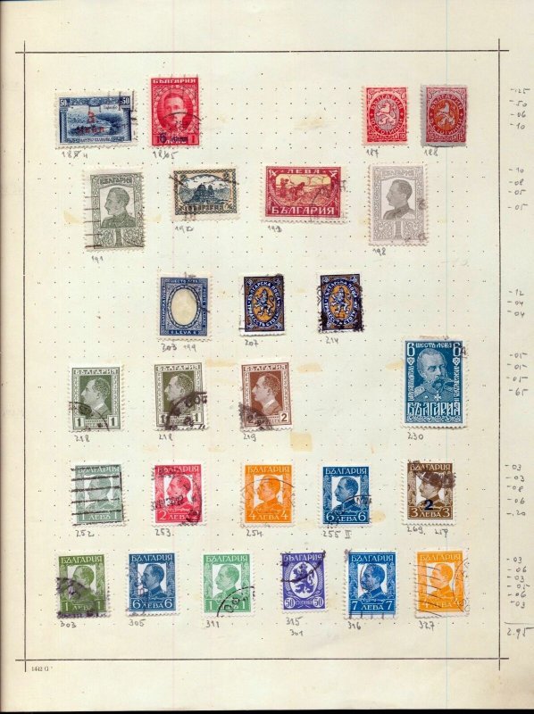 Bulgaria Romania Early M&U on 10 Pages (150+Items) (H00662