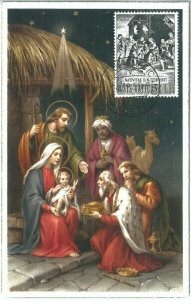 68924 - VATICAN - MAXIMUM CARD - ART RELIGION-