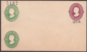 MEXICO Early envelope - unused - 5182 Apam opt.............................a2507