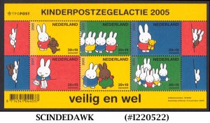 NETHERLANDS - 2005 CHILDREN STAMPS / CHILD WELFARE - MIN. SHEET MINT NH