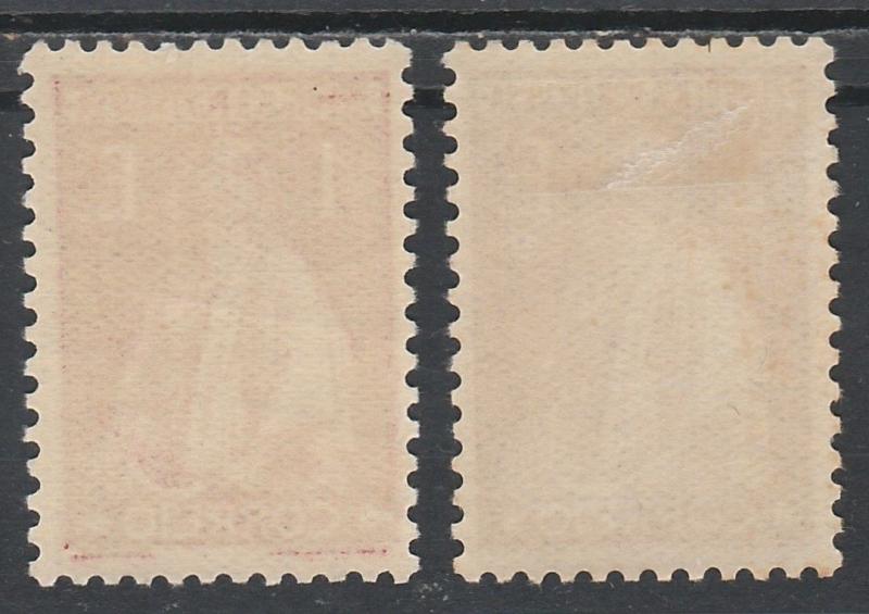 PORTUGAL 1930 CERES 1E AND 2E 