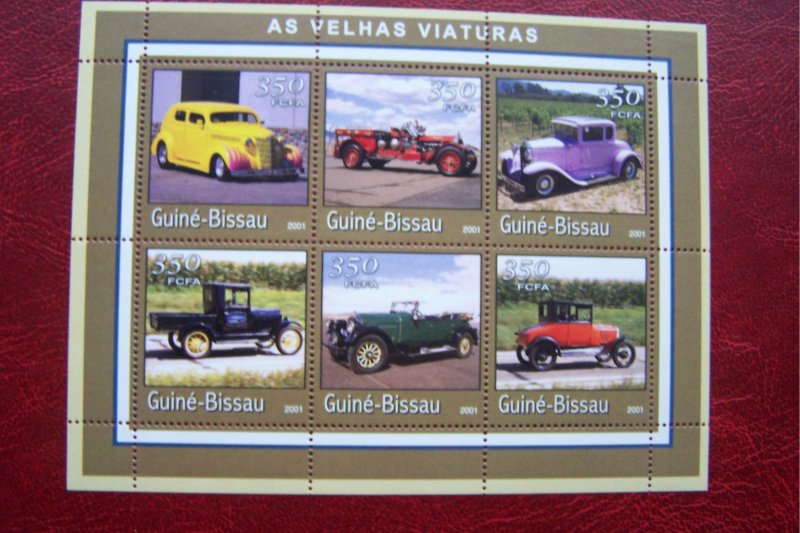 Guinea Bissau 2001 MNH Old Cars Wintage Cars